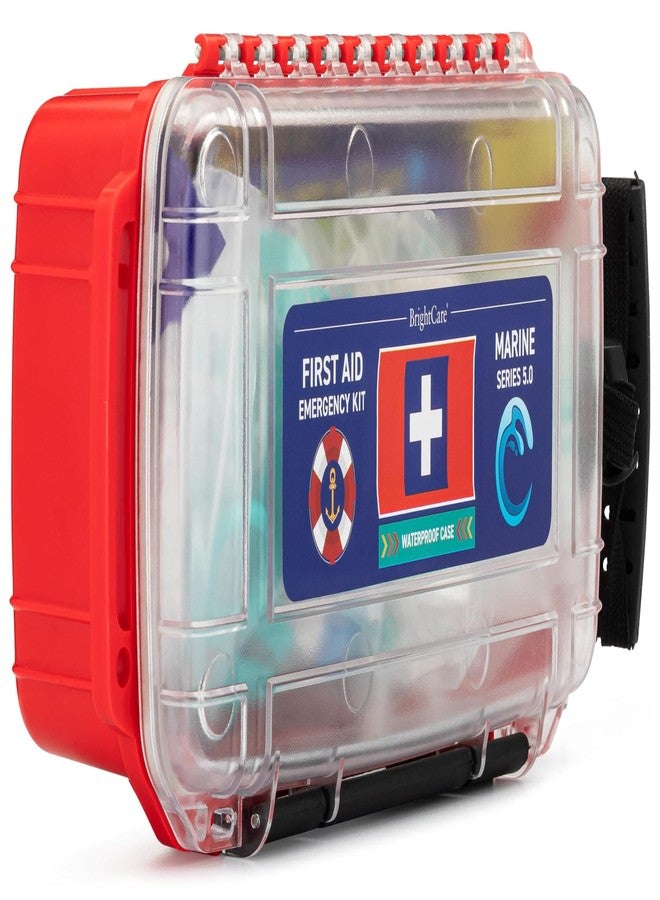 BrightCare Marine Waterproof First Aid Kit for Boat, Kayak, Sailing & Beach – Floating Hard Case with Emergency Medical Supplies, Survival Gear & Safety Essentials - Image 3